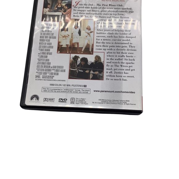 The First Wives Club DVD 1996 Widescreen Edition Bette Midler Comedy Movie - Picture 4 of 8